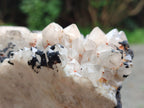 Natural White Cascading Quartz Clusters x 3 From Madagascar - Toprock Gemstones and Minerals 