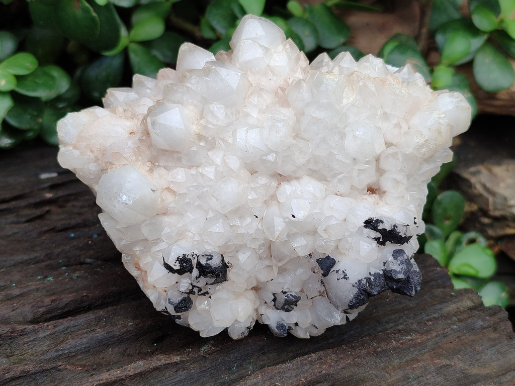 Natural White Cascading Quartz Clusters x 3 From Madagascar - Toprock Gemstones and Minerals 