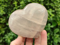 Polished Pink Pearl Girasol Quartz Hearts x 3 From Ambatondrazaka, Madagascar