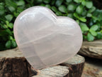 Polished Pink Pearl Girasol Quartz Hearts x 3 From Ambatondrazaka, Madagascar - Toprock Gemstones and Minerals 