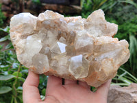 Natural Limonite Quartz Clusters x 2 From Solwezi, Zambia - Toprock Gemstones and Minerals 