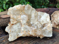 Natural Limonite Quartz Clusters x 2 From Solwezi, Zambia - Toprock Gemstones and Minerals 