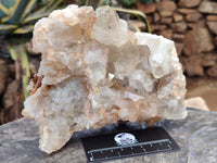Natural Limonite Quartz Clusters x 2 From Solwezi, Zambia - Toprock Gemstones and Minerals 