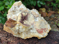 Natural Limonite Quartz Clusters x 2 From Solwezi, Zambia - Toprock Gemstones and Minerals 