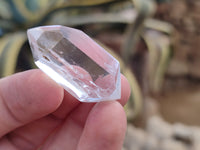 Polished Double Terminated Quartz Crystals x 35 From Madagascar