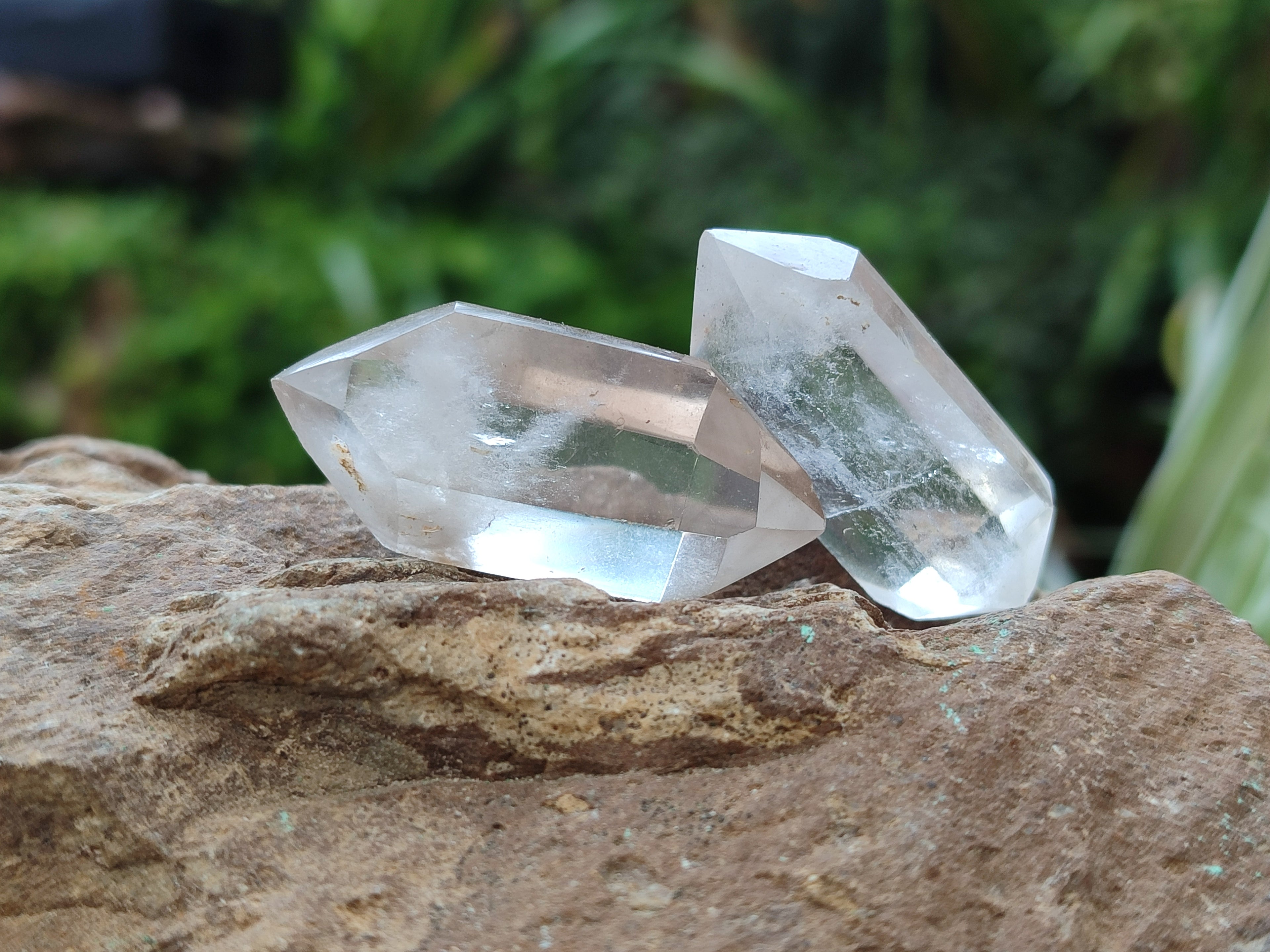 Polished Double Terminated Quartz Crystals x 35 From Madagascar - Toprock Gemstones and Minerals 