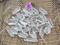 Polished Double Terminated Quartz Crystals x 35 From Madagascar