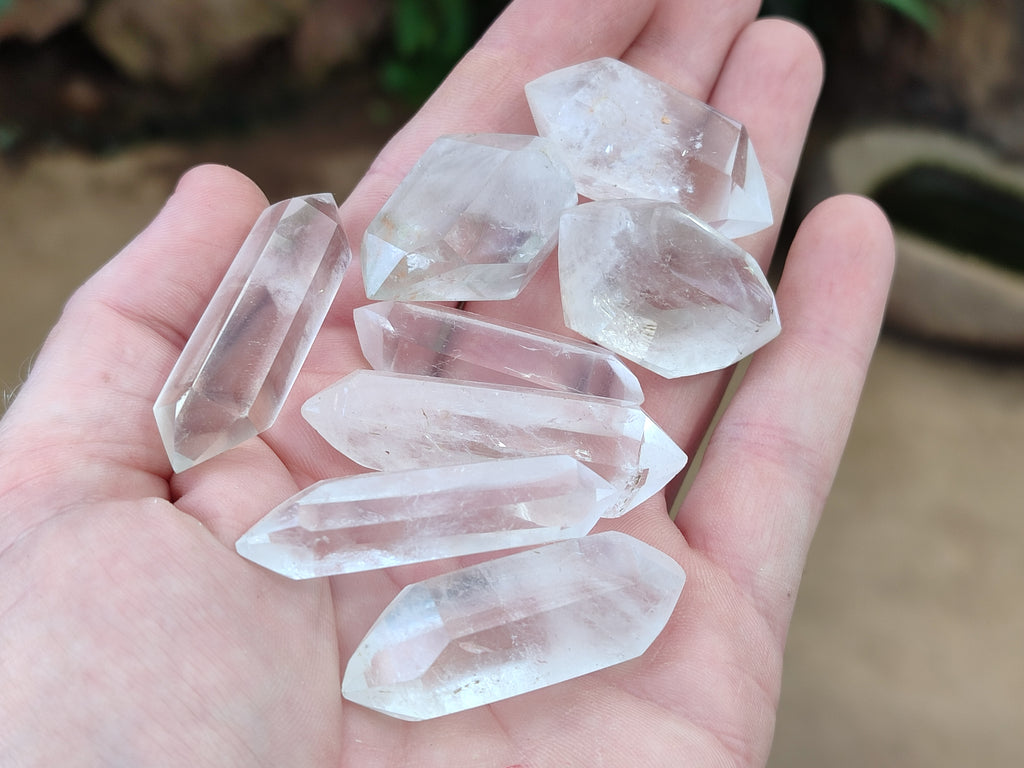 Polished Double Terminated Quartz Crystals x 35 From Madagascar - Toprock Gemstones and Minerals 