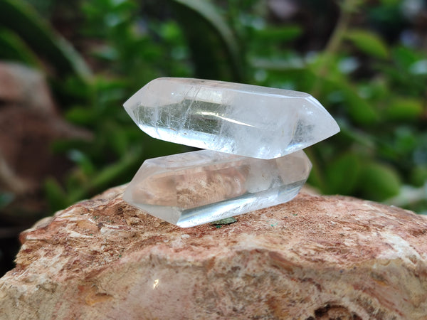 Polished Double Terminated Quartz Crystals x 35 From Madagascar