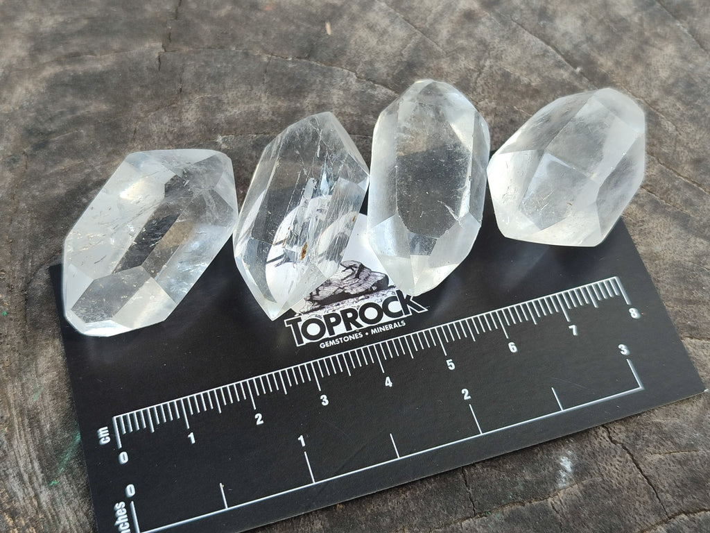 Polished Double Terminated Quartz Crystals x 35 From Madagascar - Toprock Gemstones and Minerals 