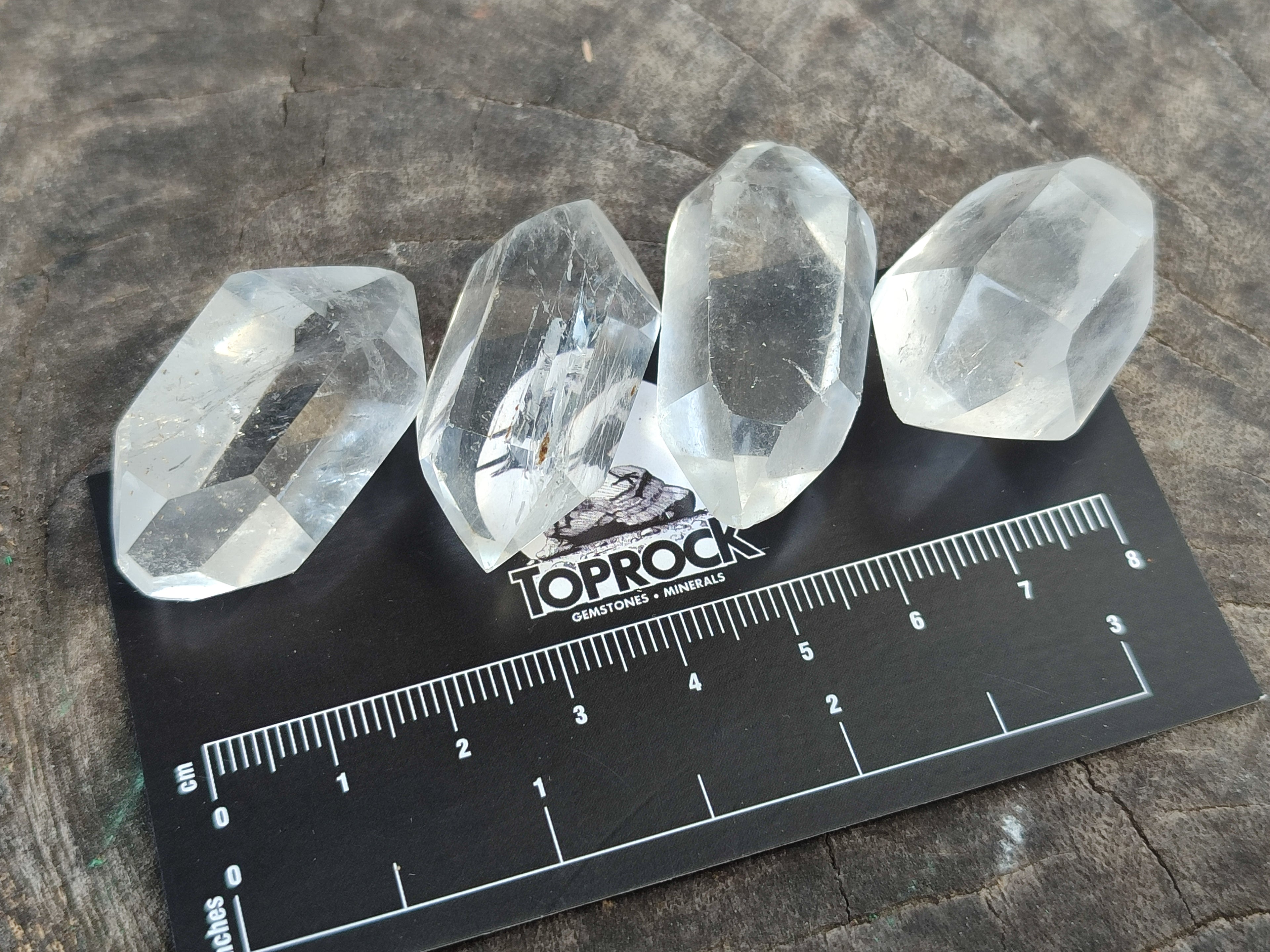Polished Double Terminated Quartz Crystals x 35 From Madagascar - Toprock Gemstones and Minerals 