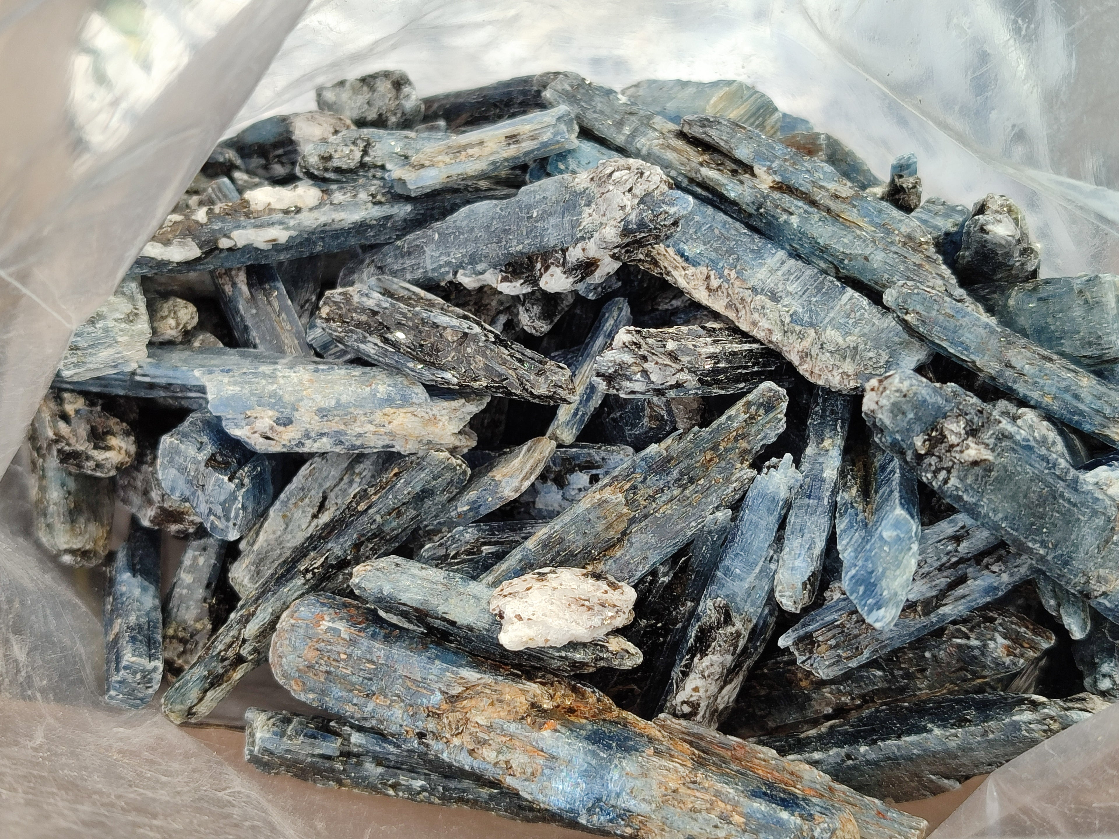 Natural Kyanite Crystals x 2.03 Kg Lot From Karoi, Zimbabwe - Toprock Gemstones and Minerals 
