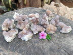 Natural Dark Amethyst Spirit Quartz Clusters x 12 From Boekenhouthoek, South Africa - Toprock Gemstones and Minerals 