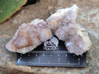 Natural Dark Amethyst Spirit Quartz Clusters x 12 From Boekenhouthoek, South Africa - Toprock Gemstones and Minerals 