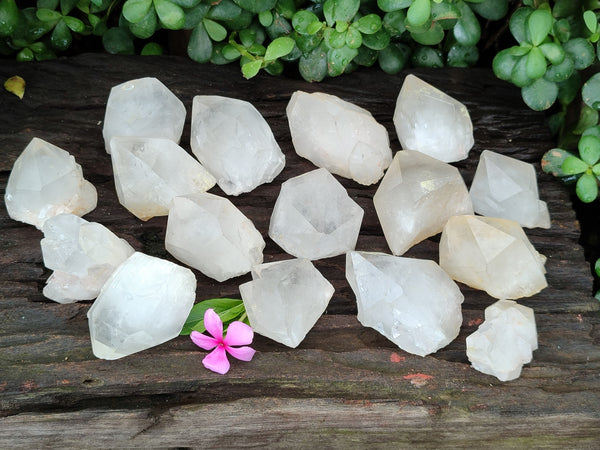 Natural Quartz Crystals x 26 From Madagascar