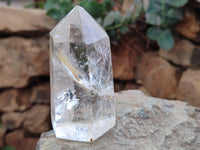 Polished Clear Quartz Crystals x 4 From Madagascar