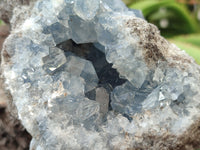 Natural Celestite Geode Specimens x 1 From Sakoany, Madagascar