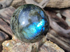 Polished Labradorite Spheres x 3 From Tulear, Madagascar - Toprock Gemstones and Minerals 