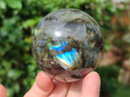 Polished Labradorite Spheres x 3 From Tulear, Madagascar - Toprock Gemstones and Minerals 