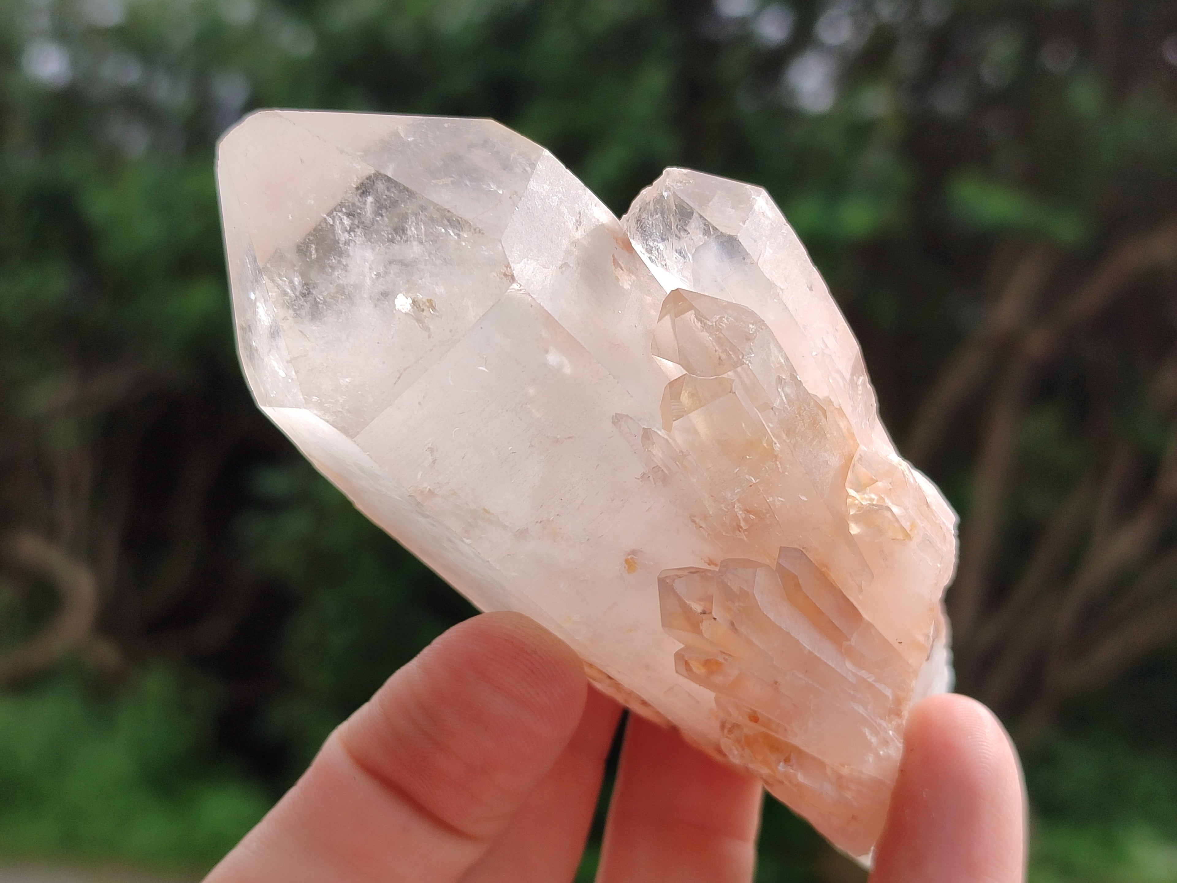 Natural Pineapple Candle Quartz Crystals x 12 From Antsirabe, Madagascar - Toprock Gemstones and Minerals 