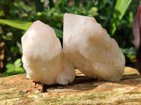 Natural Pineapple Candle Quartz Crystals x 12 From Antsirabe, Madagascar
