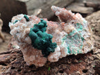 Natural Ball Malachite On Quartz Matrix Specimens x 3 From Kambove, Congo - Toprock Gemstones and Minerals 