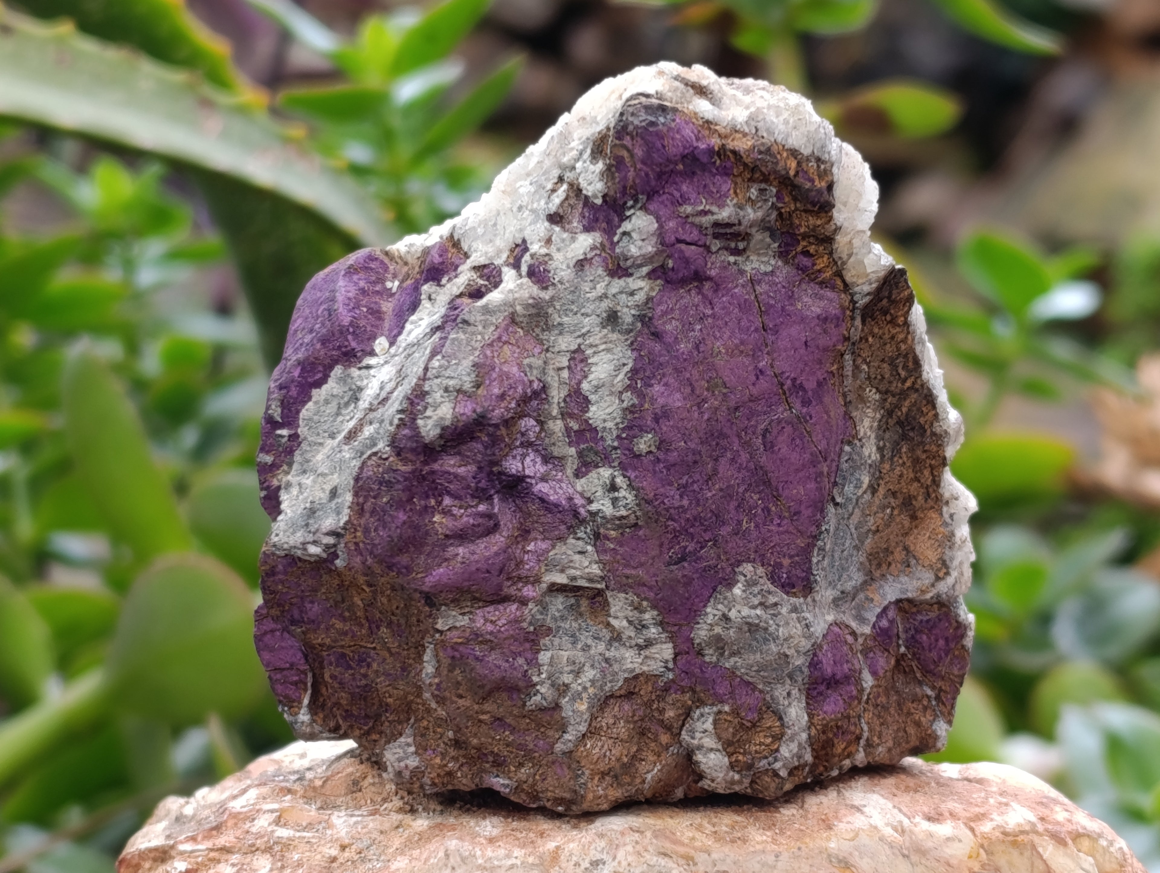 Natural Metallic Purpurite Cobbed Specimens x 6 From Erongo, Namibia - Toprock Gemstones and Minerals 