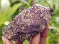 Natural Metallic Purpurite Cobbed Specimens x 6 From Erongo, Namibia