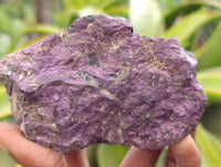 Natural Metallic Purpurite Cobbed Specimens x 6 From Erongo, Namibia