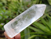 Polished Clear Quartz Crystals x 6 From Madagascar