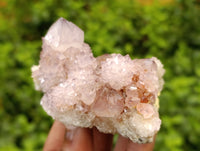 Natural Dark Amethyst Spirit Quartz Clusters x 4 From Boekenhouthoek, South Africa