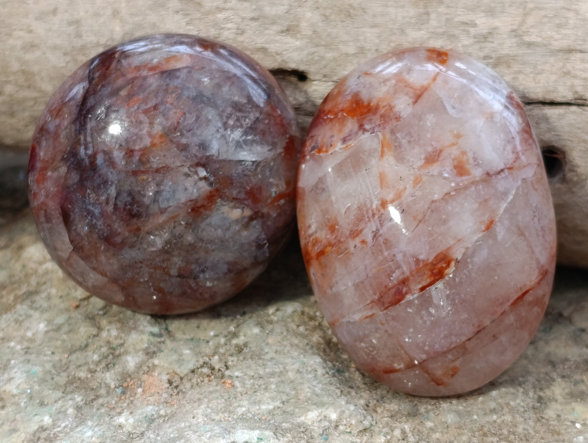 Polished Mix of Selected Galet-Palm Stones x 20 From Madagascar - Toprock Gemstones and Minerals 