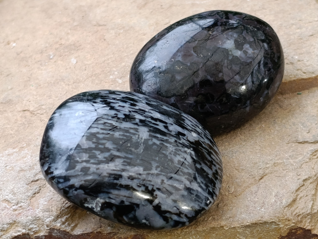 Polished Mix of Selected Galet-Palm Stones x 20 From Madagascar - Toprock Gemstones and Minerals 