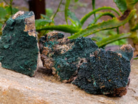 Natural Crystalline Botryoidal Malachite Specimens x 12 From Tenke Fungurume, Congo