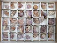 Natural Mix Cactus Flower Spirit Quartz Clusters x 35 From South Africa