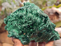 Natural Silky Malachite Specimens x 3 From Kasompe, Congo - Toprock Gemstones and Minerals 