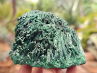 Natural Silky Malachite Specimens x 3 From Kasompe, Congo - Toprock Gemstones and Minerals 