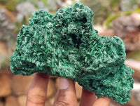 Natural Silky Malachite Specimens x 3 From Kasompe, Congo - Toprock Gemstones and Minerals 