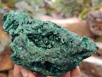 Natural Silky Malachite Specimens x 3 From Kasompe, Congo - Toprock Gemstones and Minerals 