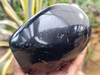 Polished Black Tourmaline Standing Free Form x 1 From Madagascar