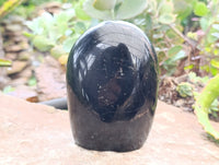 Polished Black Tourmaline Standing Free Form x 1 From Madagascar
