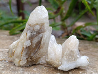 Natural Drusy Quartz Coated Calcite Pseudomorph Specimens x 12 From Alberts Mountain, Lesotho