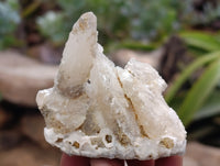 Natural Drusy Quartz Coated Calcite Pseudomorph Specimens x 12 From Alberts Mountain, Lesotho