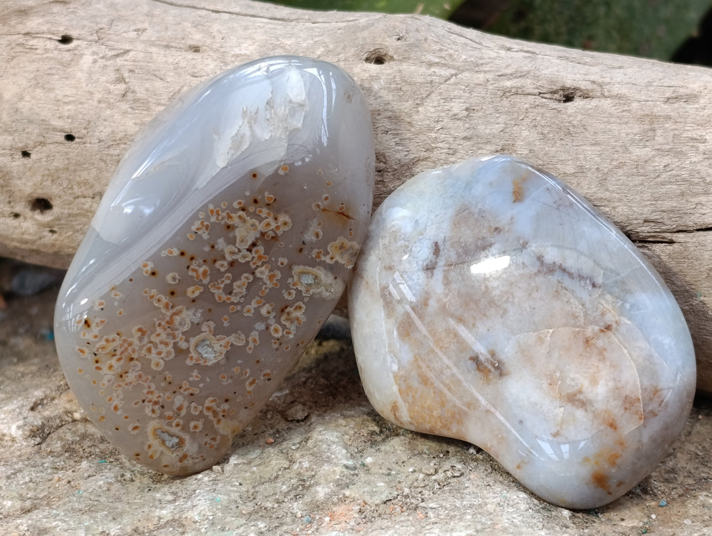 Polished Agate Free Forms x 24 From Madagascar - Toprock Gemstones and Minerals 