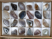 Polished Agate Free Forms x 24 From Madagascar