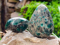 Polished Emerald Mica In Matrix Free Forms x 6 From Mutoko, Zimbabwe
