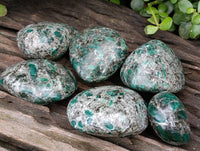 Polished Emerald Mica In Matrix Free Forms x 6 From Mutoko, Zimbabwe