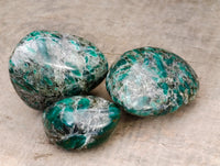 Polished Emerald Mica In Matrix Free Forms x 6 From Mutoko, Zimbabwe