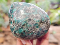 Polished Emerald Mica In Matrix Free Forms x 6 From Mutoko, Zimbabwe