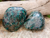 Polished Emerald Mica In Matrix Free Forms x 6 From Mutoko, Zimbabwe